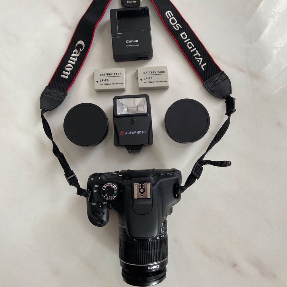 ❌❌❌sollll❌❌❌Canon Rebel EOS T3i camera with full set.
